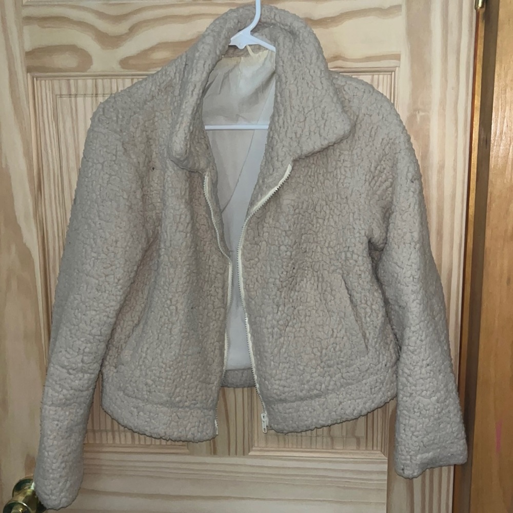 PacSun Teddy Zip Up Jacket